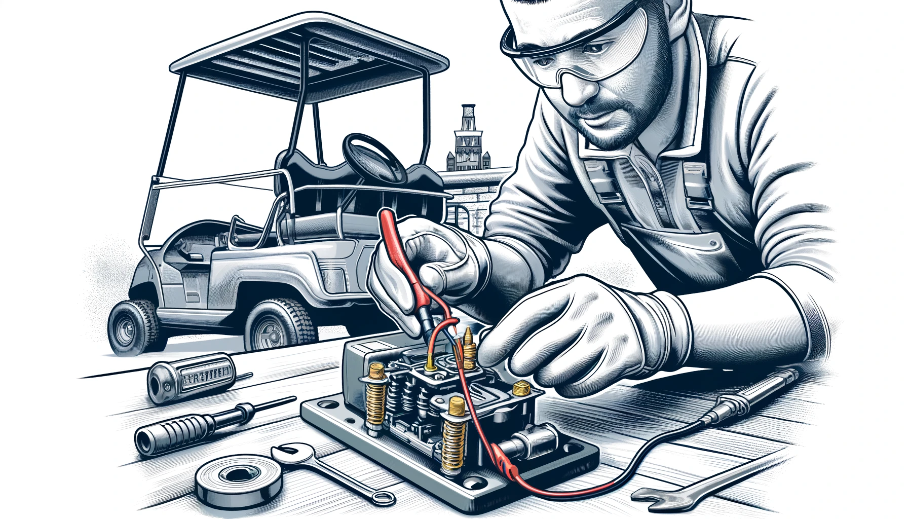 how to test a golf cart solenoid